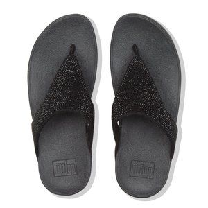 Fitflop Lottie Shimmer Crystal Sandals, Women's